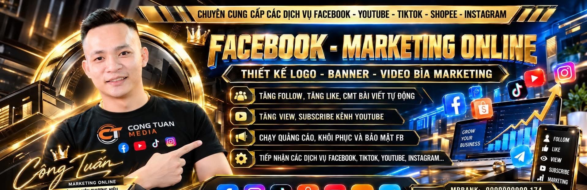 Hình ảnh bìa Công Tuấn Media trước đây